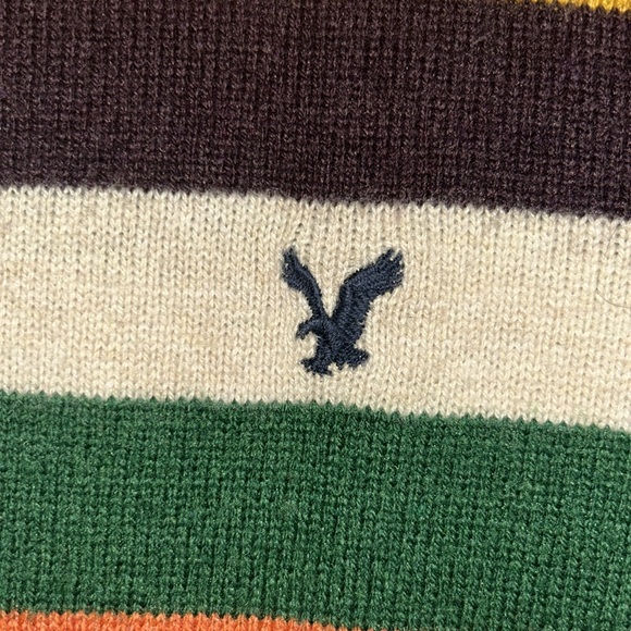 90s Vintage American Eagle Striped Sweater - Picture 3 of 6